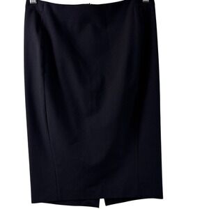 Zara Classic Tailored Pencil Skirt Black Size 4